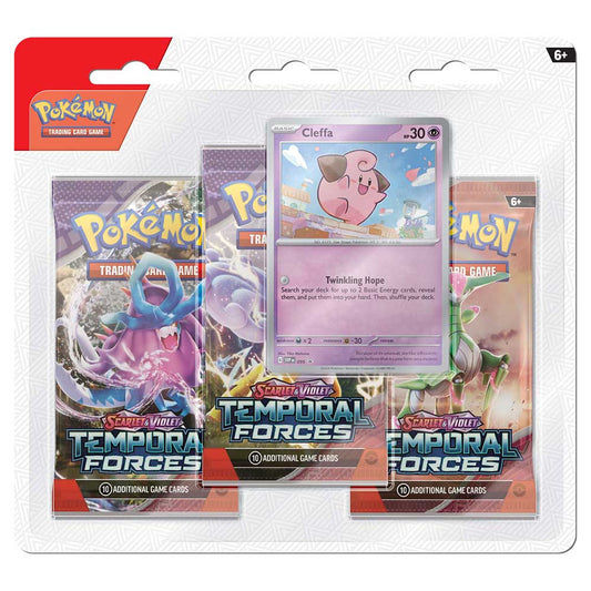 Pokemon TCG: Scarlet & Violet - Temporal Forces Three-Booster Blister Pack