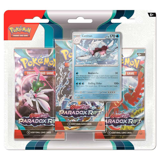 Pokemon TCG: Scarlet & Violet - Paradox Rift Three-Booster Blister Pack