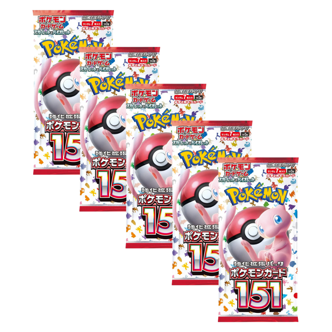 Pokemon Japanese TCG: SV2A 151 Booster Pack Bundles (Buy more & save)