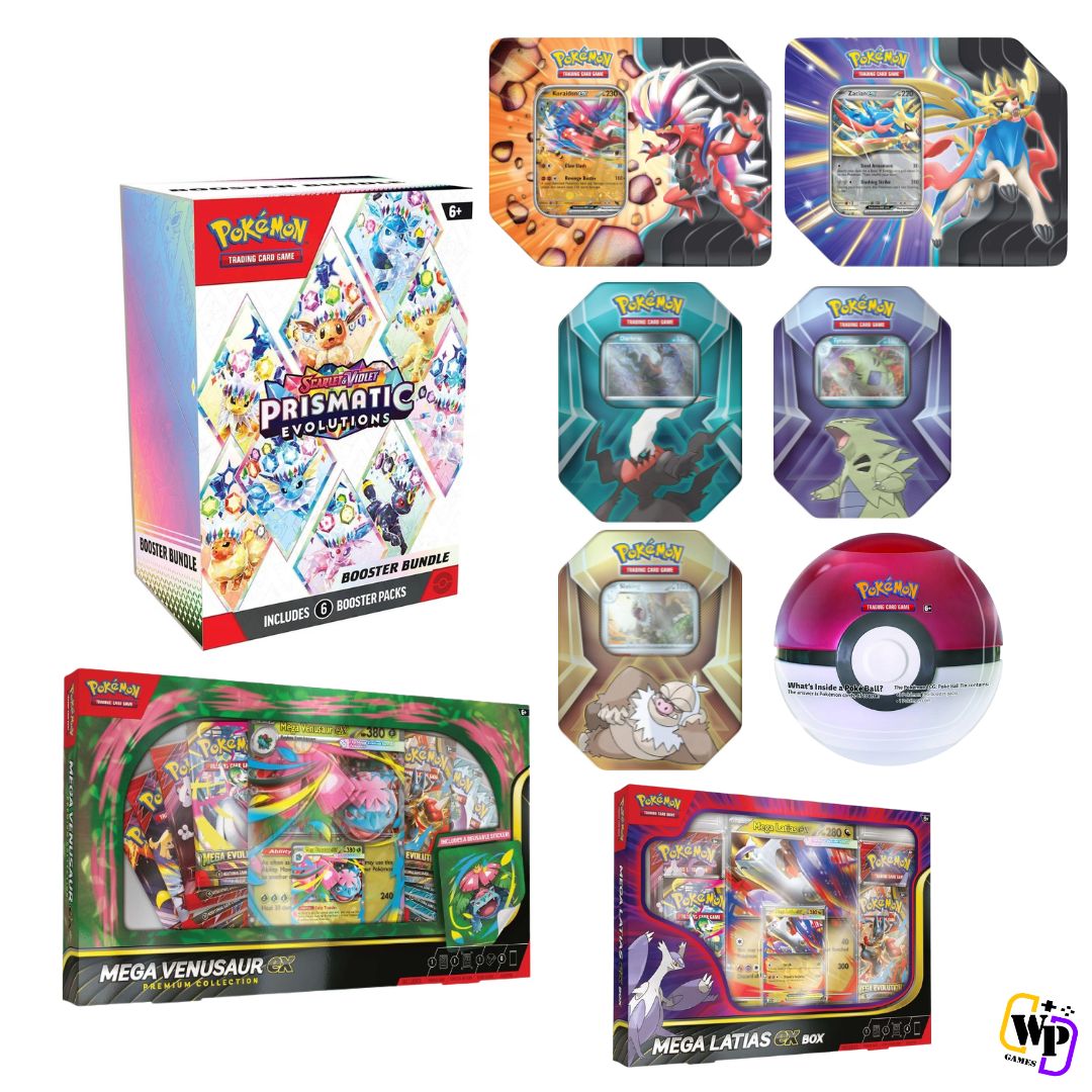 Pokemon TCG: Prismatic Evolutions Combo Bundle – WP Games