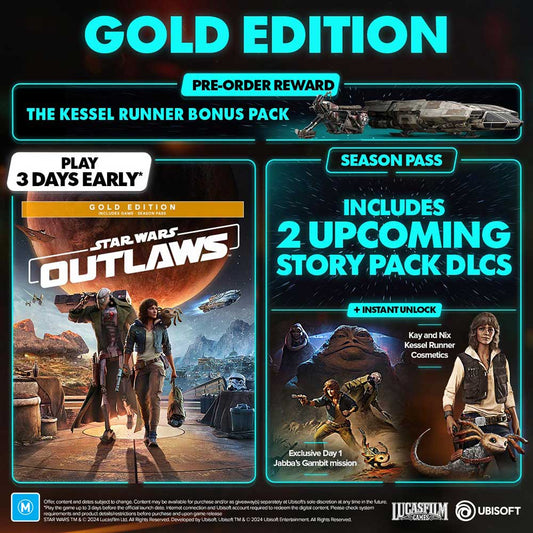 Star Wars Outlaws Gold Edition - XBOX Series X (Pre-Order)