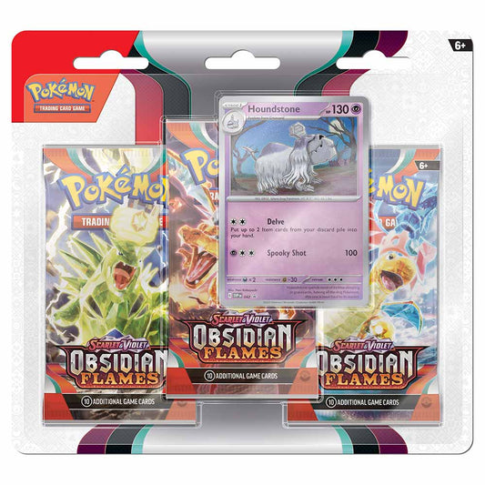 Pokemon TCG: Scarlet & Violet - Obsidian Flames Three-Booster Blister Pack