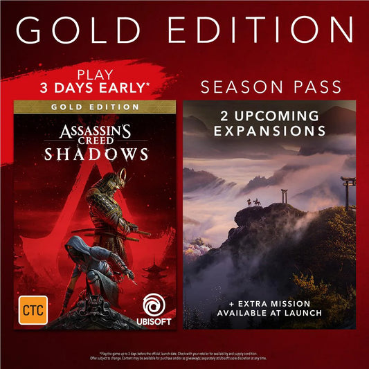 Assassin's Creed: Shadows Gold Edition - PlayStation 5 (Pre-Order)