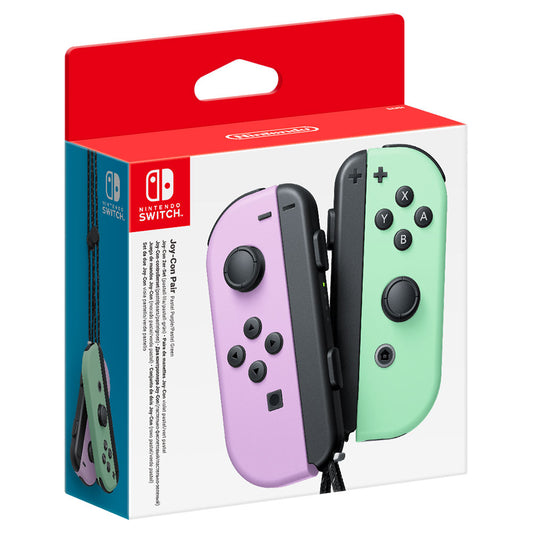 Nintendo Switch Joy Con Controller Set (Pastel Purple and Pastel Green)