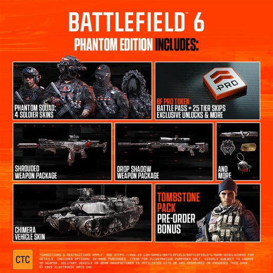 Battlefield 6 Phantom Edition - PlayStation 5 (Pre-order)