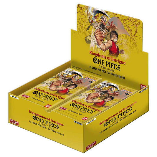 One Piece TCG: Kingdoms of Intrigue Booster Box [OP-04]