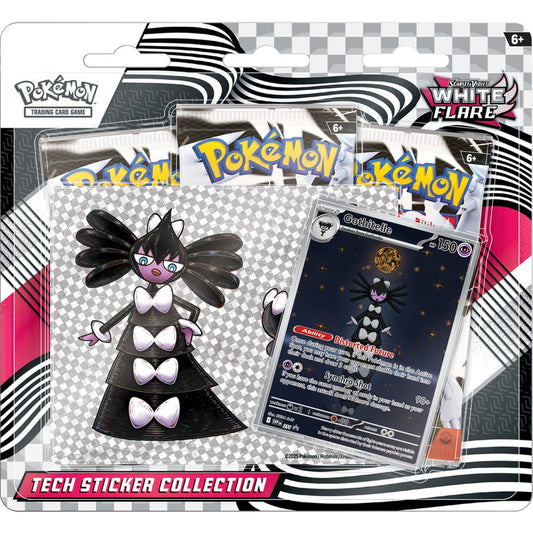 Pokemon TCG: Scarlet & Violet - White Flare Tech Sticker Blister Booster Pack