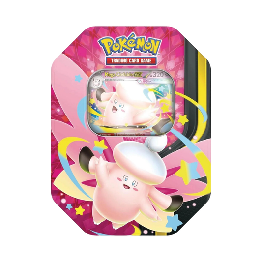Pokemon TCG: Mega Moonlit Tin - Mega Clefable ex design