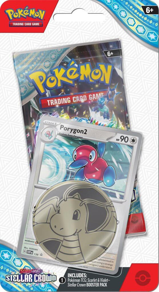 Pokemon TCG: Scarlet & Violet - Stellar Crown Checklane Blister Booster Pack