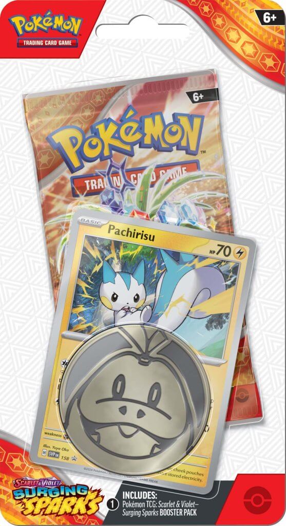 Pokemon TCG: Scarlet & Violet - Surging Sparks Checklane Blister Booster Pack