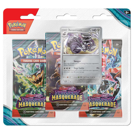 Pokemon TCG: Scarlet & Violet - Twilight Masquerade Three-Booster Blister Pack