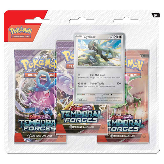 Pokemon TCG: Scarlet & Violet - Temporal Forces Three-Booster Blister Pack