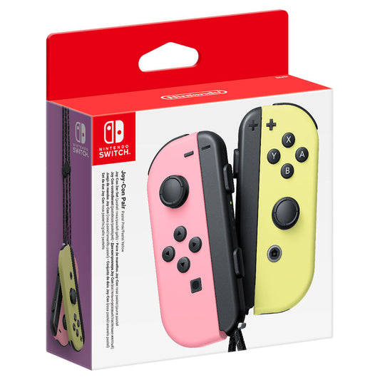 Nintendo Switch Joy Con Controller Set (Pastel Pink and Pastel Yellow)
