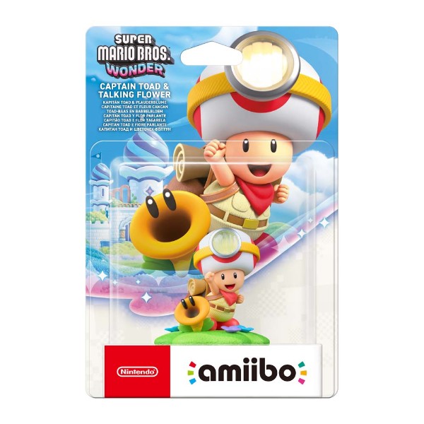Nintendo amiibo: Super Mario Bros. Wonder - Captain Toad & Talking Flower