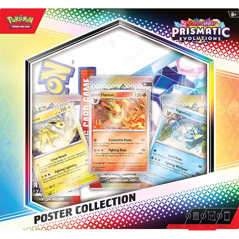 Pokemon TCG: Scarlet & Violet - Prismatic Evolutions Poster Collection