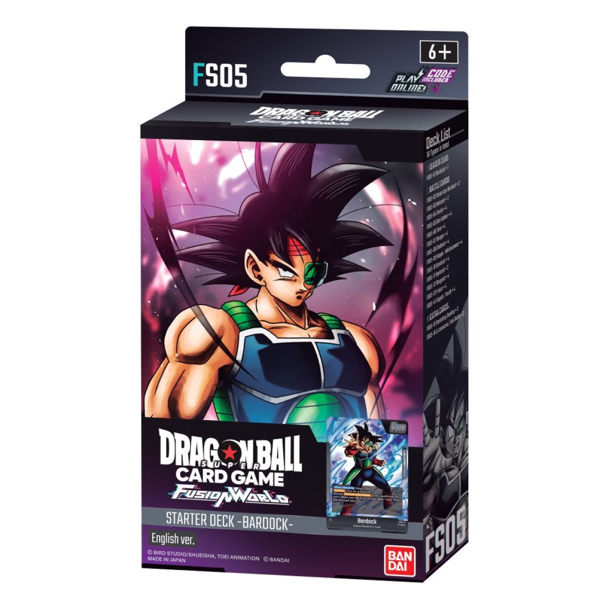 Dragon Ball Super TCG Fusion World: Bardock Starter Deck [FS05