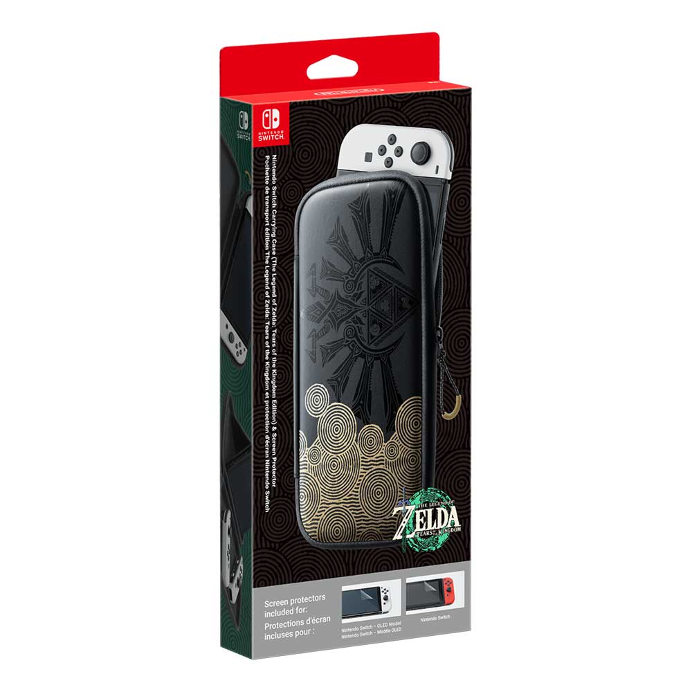 Nintendo Switch Carry Case & Screen Protector (OLED) - The Legend of Zelda: Tears of the Kingdom Edition