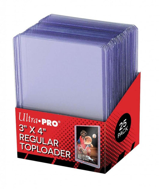 Ultra Pro Toploader 3" x 4" 35pt - 25 Pack (Regular Clear)