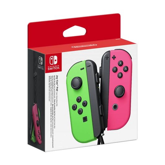 Nintendo Switch Joy Con Controller Set (Neon Green and Neon Pink)