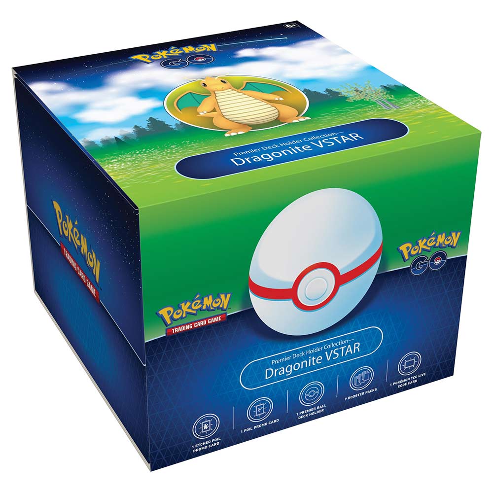 Pokemon TCG: Pokemon Go Premier Deck Holder Collection - Dragonite VSTAR