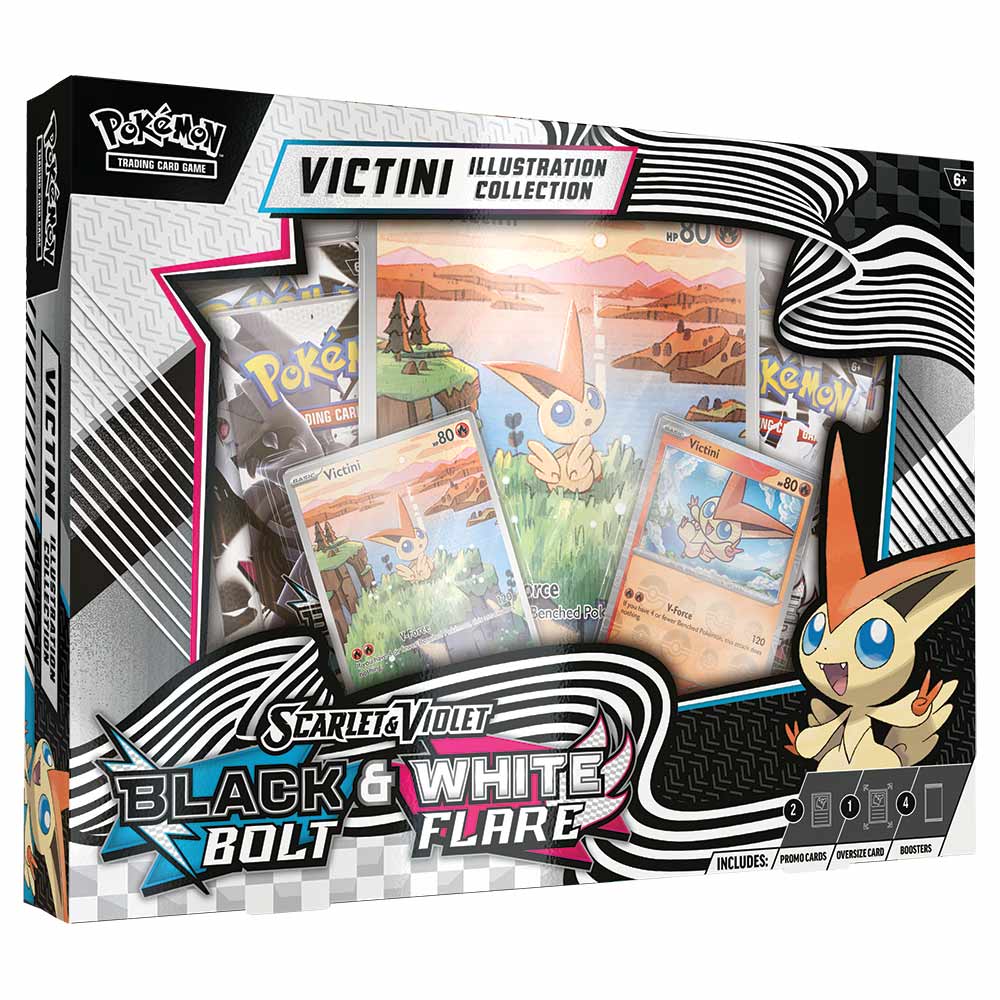 Pokemon TCG: Scarlet & Violet - Black Bolt & White Flare Unova Victini Illustration Collection
