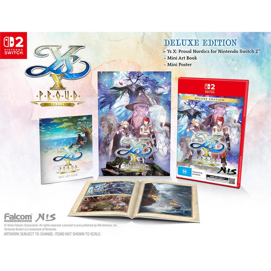 Ys X: Proud Nordics - Deluxe Edition - Nintendo Switch 2