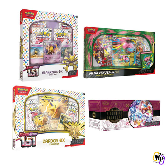 Pokemon TCG: 151 Zapdos & Alakazam Combo Bundles