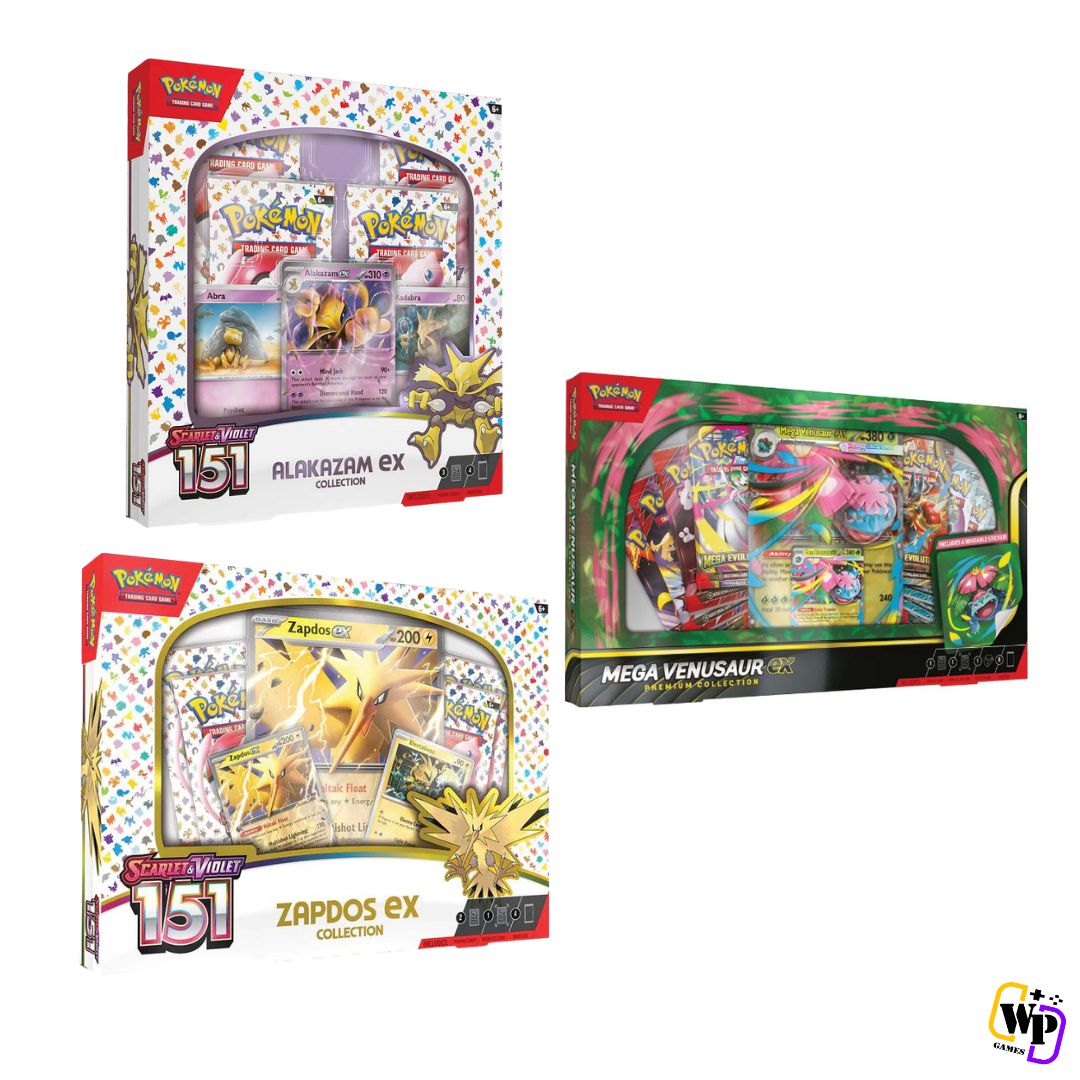 Pokemon TCG: 151 Zapdos & Alakazam Combo Bundles