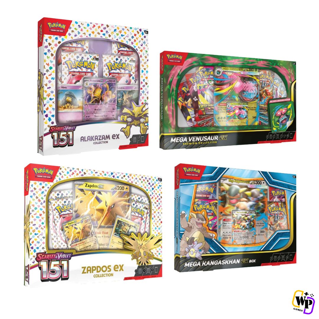 Pokemon TCG: 151 Zapdos & Alakazam Combo Bundles