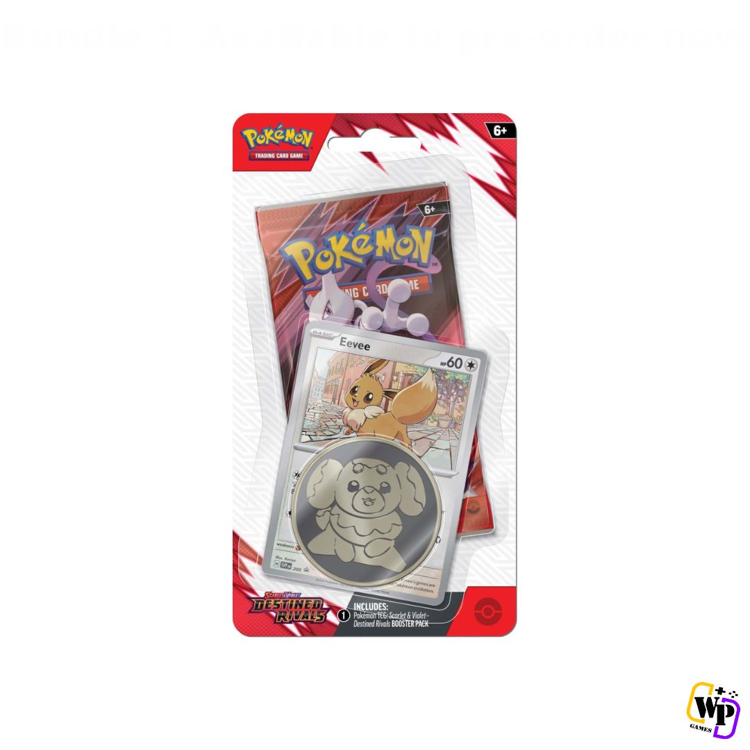 Pokemon TCG: Scarlet & Violet - Destined Rivals Checklane Blister Booster Pack Eevee