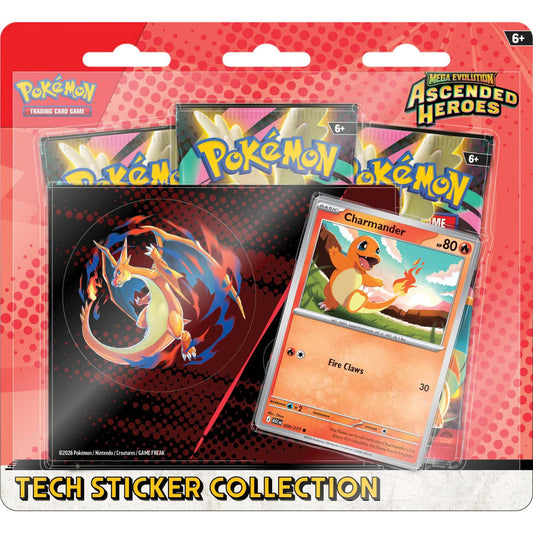 Pokemon TCG: Mega Evolution - Ascended Heroes Tech Sticker Collection Blister Booster Pack