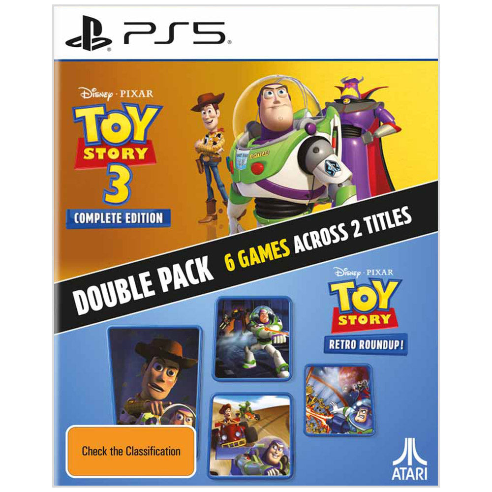 Toy Story: Retro Roundup! + Toy Story 3 Complete Edition Double Pack - PlayStation 5