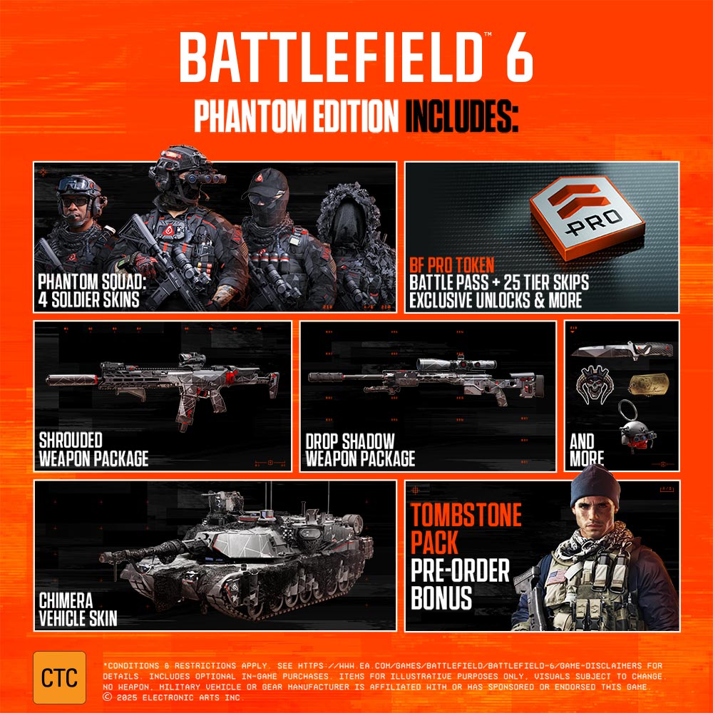 Battlefield 6 Phantom Edition - XBOX Series X (Pre-order)