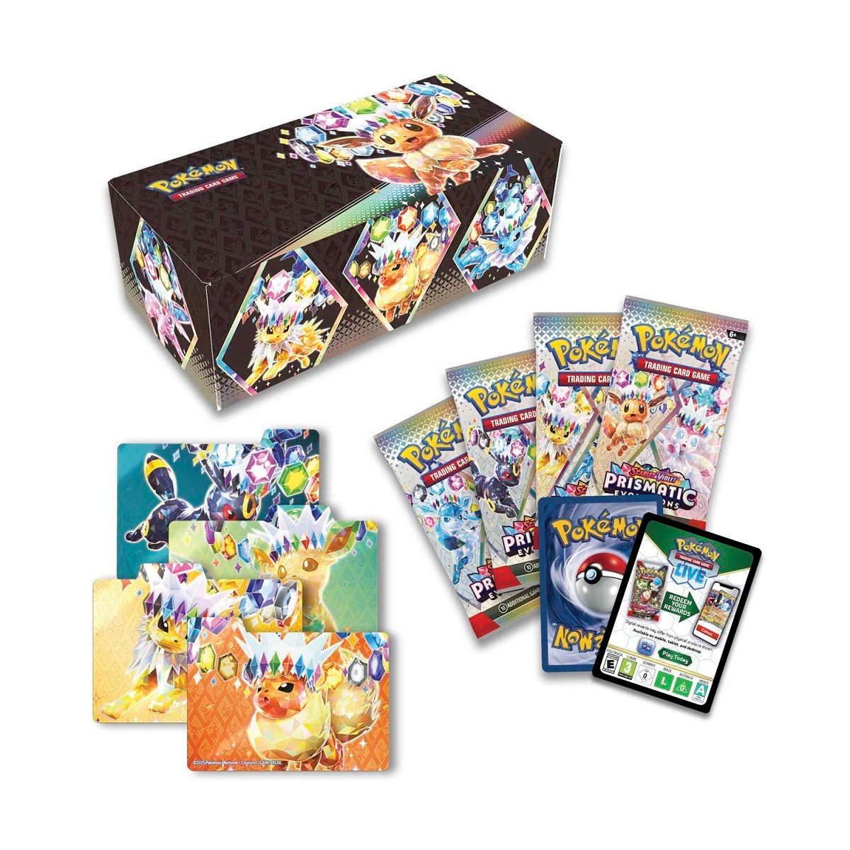 Pokemon TCG: Scarlet & Violet - Prismatic Evolutions Tech Sticker Surprise Box