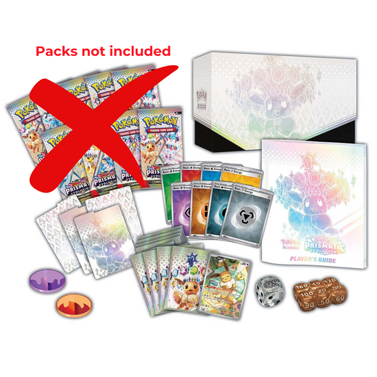 Pokemon TCG: Scarlet & Violet - Prismatic Evolutions Eevee - 173 Promo + ETB contents excluding booster packs (Pre-order)