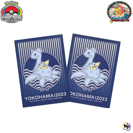 Pokemon TCG: Yokohama World Championships 2023 Official Sleeves - Lapras & Pikachu