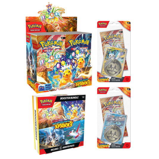 WP Game's Pokemon TCG: Surging Sparks Deluxe Bundle