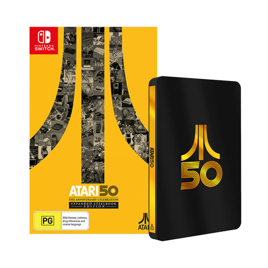 Atari 50: The Anniversary Celebration – Expanded Steelbook Edition - Nintendo Switch (Pre-Order)