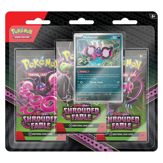 Pokemon TCG: Scarlet & Violet - Shrouded Fable Three-Booster Blister Pack