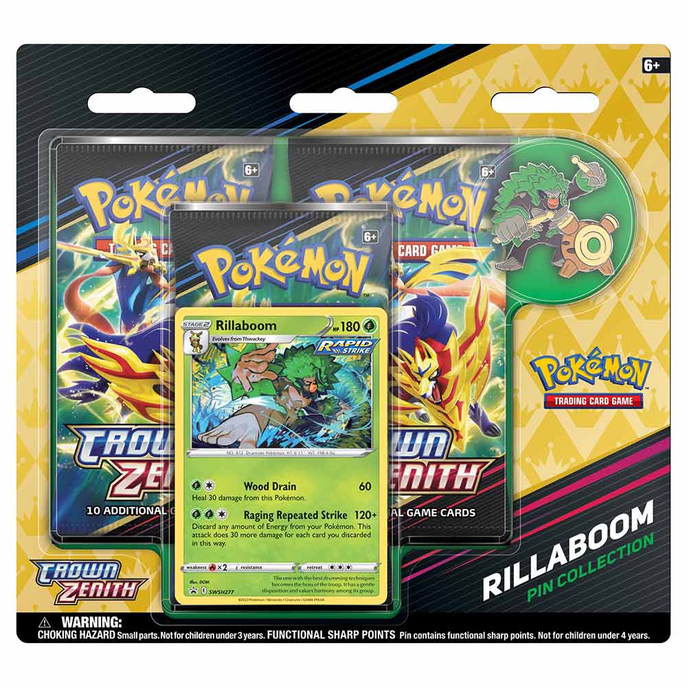 Pokemon TCG: Crown Zenith Pin Blister Booster Pack