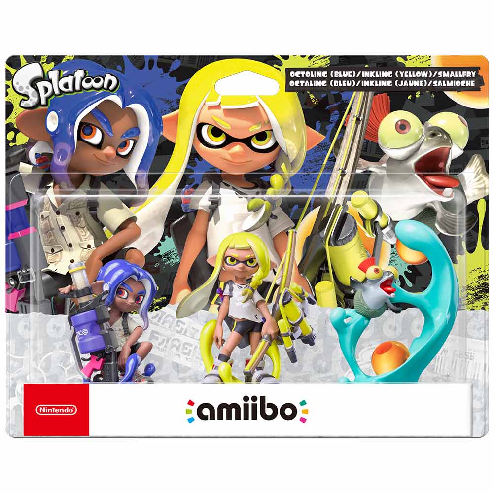 Nintendo Amiibo Inkling & Octoling & Smallfry - Splatoon 3 