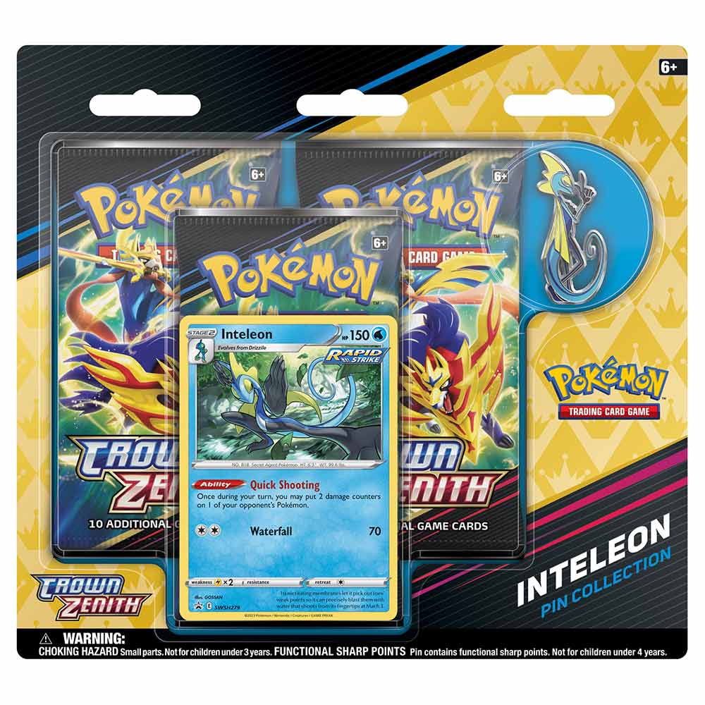 Pokemon TCG: Crown Zenith Pin Blister Booster Pack