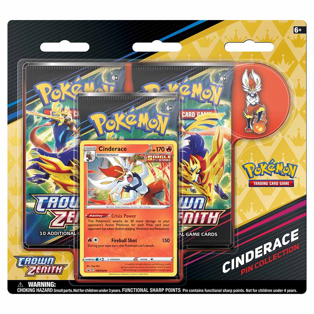 Pokemon TCG: Crown Zenith Pin Blister Booster Pack